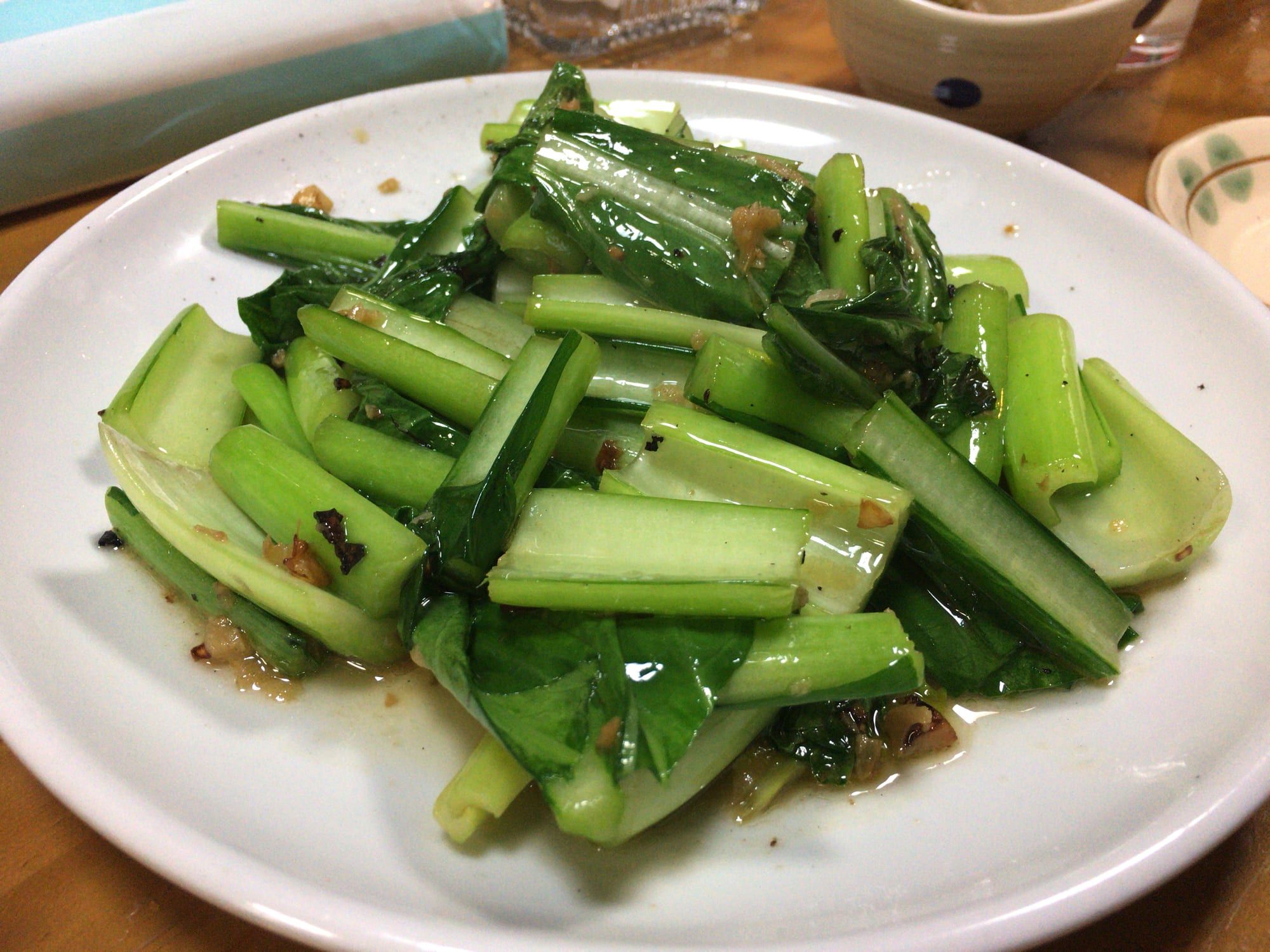 青菜のにんにく炒め（写真はイメージです）